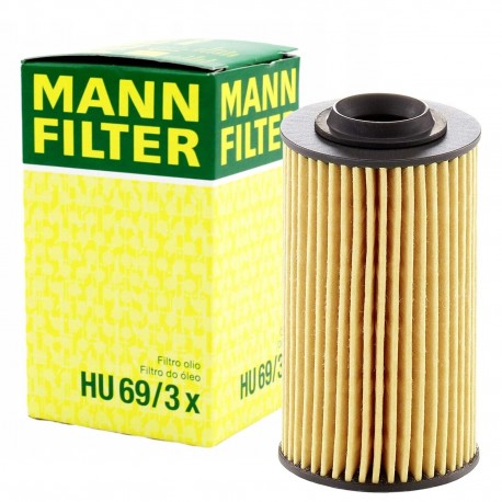 FILTRO OLIO ALFAROMEO 159 BRERA SPIDER 3.2 JTS Q4 ORIGINALE MANN FILTER HU6001 - HU69/3X - FIAT 71741042 - 71773824 - 5650363