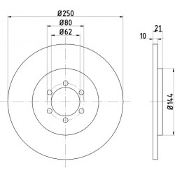 COPPIA DISCHI FRENO POSTERIORI ALFAROMEO 75 - 90 - GTV / 116462621501-60533971-60702072