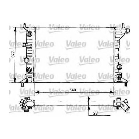 RADIATORE RAFFREDDAMENTO OPEL VECTRA B - VALEO TH154 - VALEO 731393 - 1300158 - 1300221 - 24402888 - 90499823