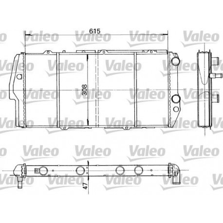 RADIATORE RAFFREDDAMENTO AUDI 100 200 ORIGINALE VALEO BM403 - VALEO 730992 - 443121251K - 447121251